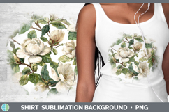 GorgeousFlowers 02 Pastel Pattern Shirt design.