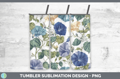 GorgeousFlowers 02 Pastel Pattern Tumbler design.