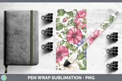 GorgeousFlowers 02 Pastel Pattern Pen Wrap design.