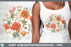 GorgeousFlowers 02 Pastel Pattern Shirt design.