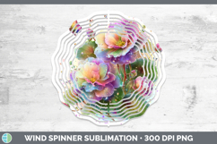 GorgeousFlowers 02 Rainbow Summer Wind Spinner design.