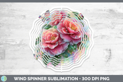 GorgeousFlowers 02 Rainbow Summer Wind Spinner design.