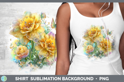 GorgeousFlowers 02 Rainbow Summer Shirt design.
