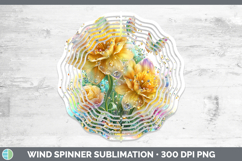 GorgeousFlowers 02 Rainbow Summer Wind Spinner design.