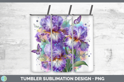 GorgeousFlowers 02 Rainbow Summer Tumbler design.