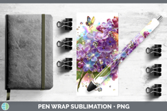 GorgeousFlowers 02 Rainbow Summer Pen Wrap design.