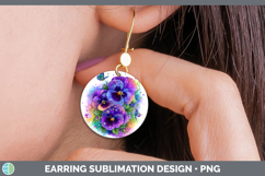 GorgeousFlowers 02 Rainbow Summer Round Earrings design.