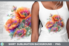 GorgeousFlowers 02 Rainbow Summer Shirt design.