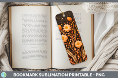 GorgeousFlowers 03 Embroider Bookmark design.