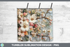 GorgeousFlowers 03 Embroider Tumbler design.