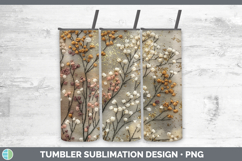 GorgeousFlowers 03 Embroider Tumbler design.