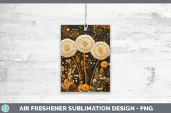 GorgeousFlowers 03 Embroider Air Freshener design.