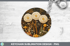 GorgeousFlowers 03 Embroider Keychain design.