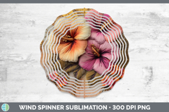 GorgeousFlowers 03 Embroider Wind Spinner design.