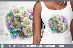 GorgeousFlowers 03 Rainbow Summer Shirt design.