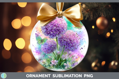 GorgeousFlowers 03 Rainbow Summer Ornament design.