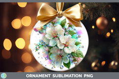 GorgeousFlowers 03 Rainbow Summer Ornament design.