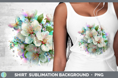GorgeousFlowers 03 Rainbow Summer Shirt design.