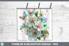 GorgeousFlowers 03 Rainbow Summer Tumbler design.
