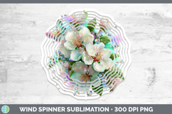 GorgeousFlowers 03 Rainbow Summer Wind Spinner design.