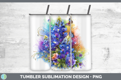 GorgeousFlowers 03 Rainbow Summer Tumbler design.