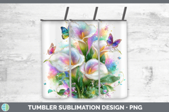 GorgeousFlowers 03 Rainbow Summer Tumbler design.