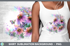 GorgeousFlowers 03 Rainbow Summer Shirt design.