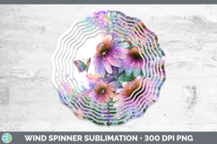 GorgeousFlowers 03 Rainbow Summer Wind Spinner design.