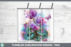 GorgeousFlowers 03 Rainbow Summer Tumbler design.