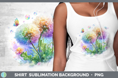 GorgeousFlowers 03 Rainbow Summer Shirt design.