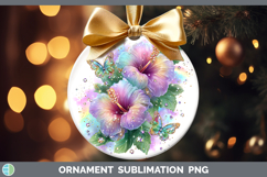 GorgeousFlowers 03 Rainbow Summer Ornament design.