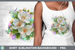 GorgeousFlowers 03 Rainbow Summer Shirt design.