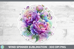 GorgeousFlowers 03 Rainbow Summer Wind Spinner design.