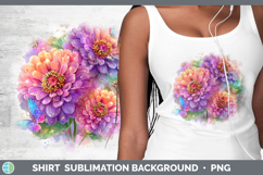 GorgeousFlowers 03 Rainbow Summer Shirt design.