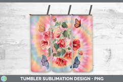 GorgeousFlowers 03 Tie Dye Tumbler design.