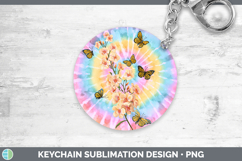 GorgeousFlowers 03 Tie Dye Keychain design.