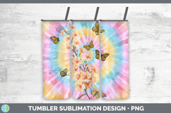 GorgeousFlowers 03 Tie Dye Tumbler design.