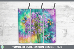 GorgeousFlowers 03 Tie Dye Tumbler design.