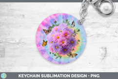 GorgeousFlowers 03 Tie Dye Keychain design.