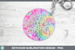 GorgeousFlowers 03 Tie Dye Keychain design.