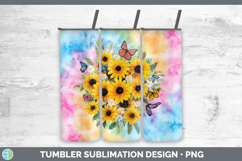 GorgeousFlowers 03 Tie Dye Tumbler design.