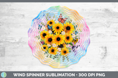 GorgeousFlowers 03 Tie Dye Wind Spinner design.