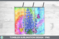 GorgeousFlowers 03 Tie Dye Tumbler design.