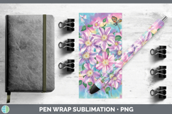 GorgeousFlowers 03 Tie Dye Pen Wrap design.