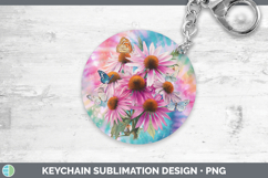 GorgeousFlowers 03 Tie Dye Keychain design.