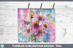 GorgeousFlowers 03 Tie Dye Tumbler design.