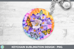 GorgeousFlowers 03 Tie Dye Keychain design.