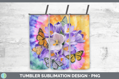 GorgeousFlowers 03 Tie Dye Tumbler design.