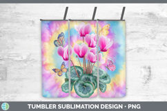 GorgeousFlowers 03 Tie Dye Tumbler design.
