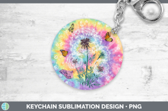 GorgeousFlowers 03 Tie Dye Keychain design.